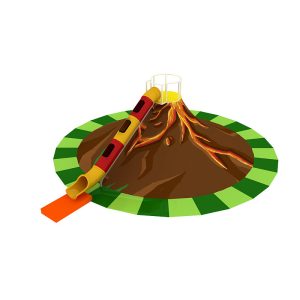 New-Design-Volcano-Playground-with-Slide-Volcano